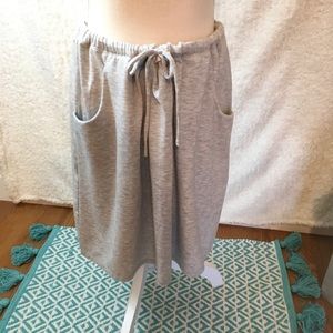 Sonoma XL gray color pocketed casual skirt